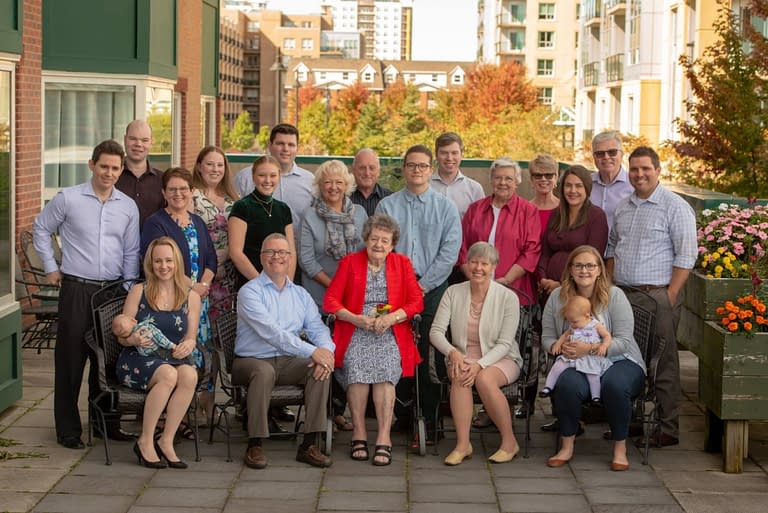 Outdoor Family Portrait with Kids